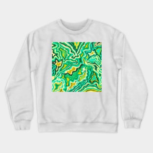 Aquamarine Artic Lime Green Inkscape Crewneck Sweatshirt